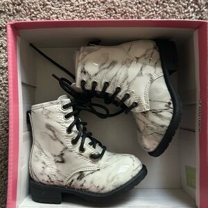 Marble Girl Combat Boots
